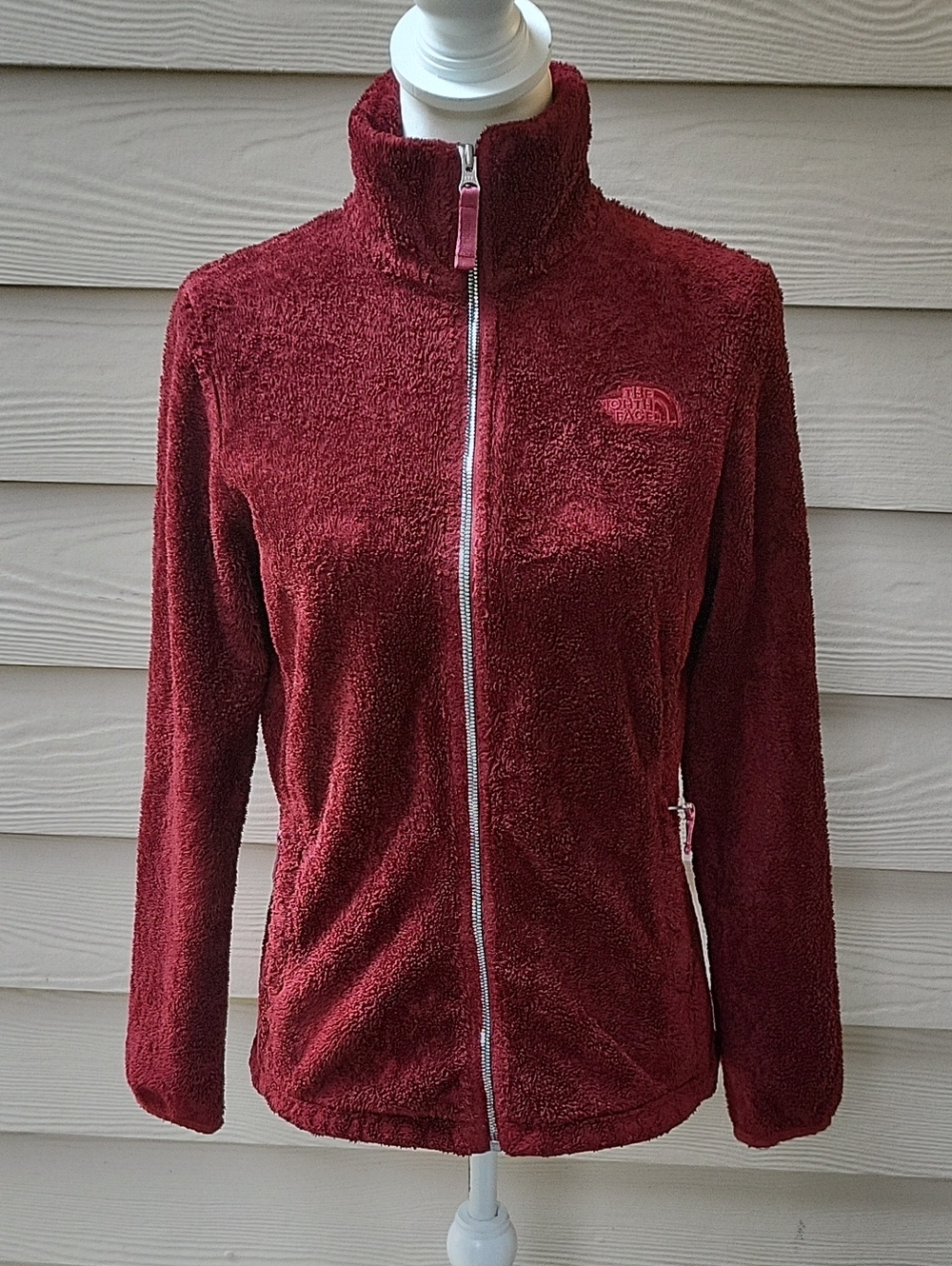The North Face Osito Fleece Jacket Burgundy Red Women’s Small